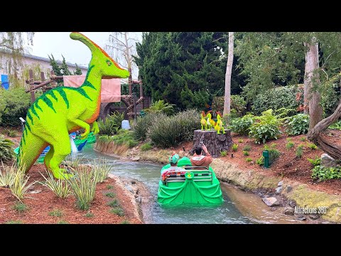 LEGO Dinosaur Boat Ride | 2 NEW Rides! | Dino Valley at Legoland California