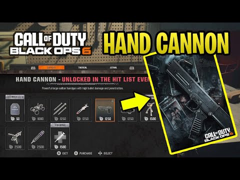 How to Unlock HAND CANNON | Hit List Event in Season 1 of Black Ops 6 Zombies