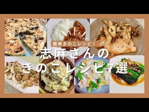 志麻さんのきのこレシピ7選ほうれん草ときのこのキッシュ ハヤシライス きのこと豚肉のソテー マッシュルームサラダ ツナ炊き込みご飯 塩鮭のレモンクリーム煮 焼きしいたけとほうれん草のおひたし 志麻さん