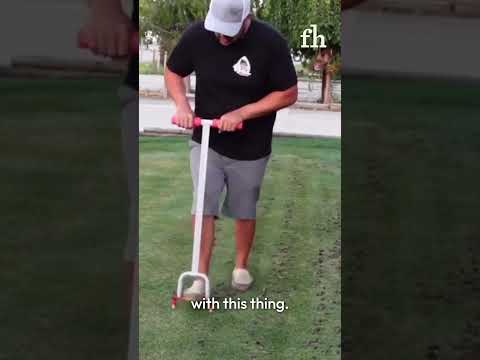 Guy Makes Putting Green on His Front Yard