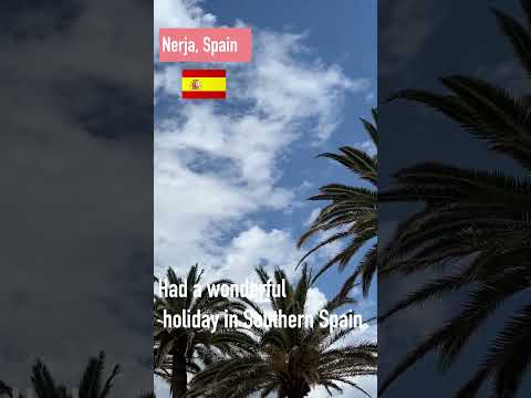 Spain🇪🇸Nerja, Andalusia, Day trip from Malaga, bus,beach,