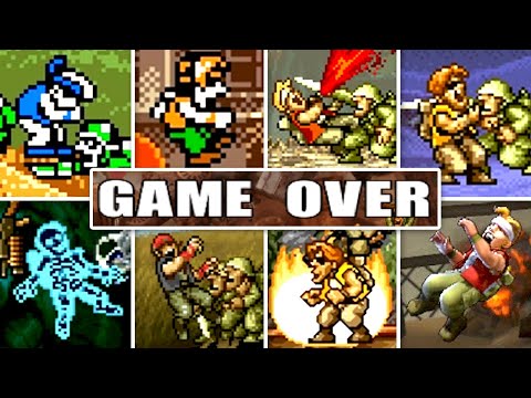 Evolution Of Metal Slug Games Death Animations & Game Over Screens (1996 - 2024)