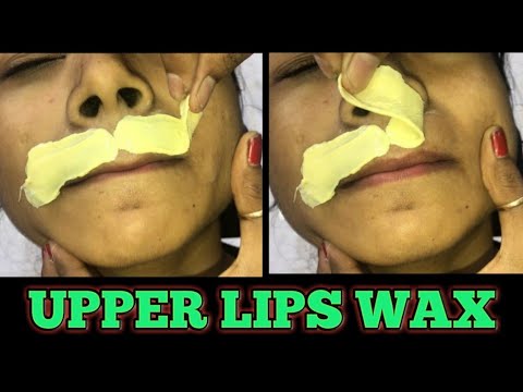 कैसे करें❔UPPER LIPS WAX (BRAZILIAN WAX) से ( हिन्दी में )  HOW TO UPPER LIPS WAX/