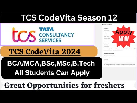 TCS CodeVita September 2024 | Complete Guide - Eligibility Criteria - Registration - Upto 11.5 LPA