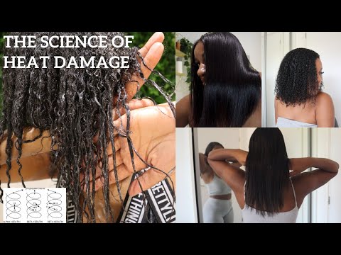 The Science Behind Heat Damage and How To Avoid Damaged straight natural  Hair