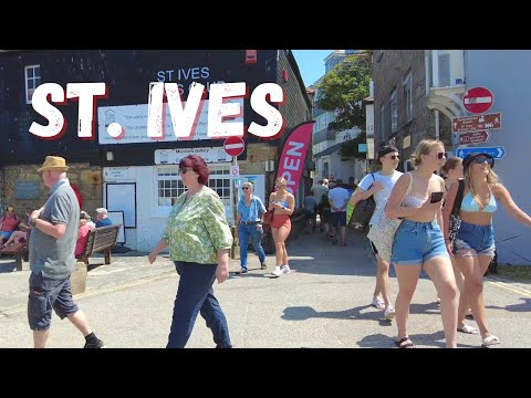 Walk in Saint Ives | Cornwall | England | June 2022 4K