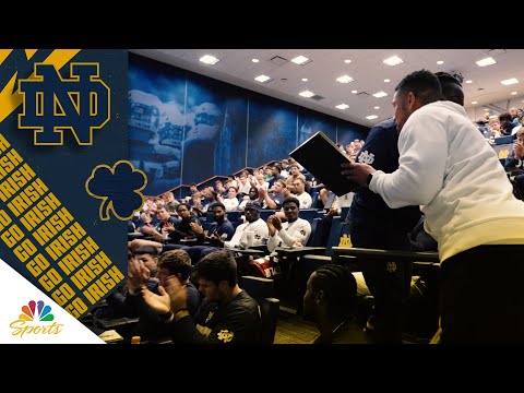 Notre Dame's special tribute to 2024 seniors and their heroes | NBC Sports