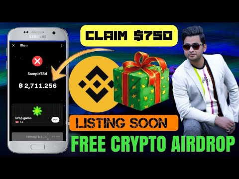 Confirmed Free Crypto Airdrop 2024 - Cryptocurrency Mining app || Claim Free BLUM AIRDROP - Hindi