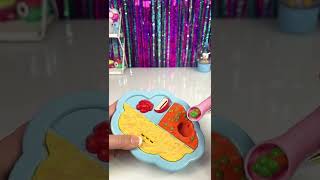 Magic food plate! 😋#magicfood #cute #dollfood #asmr #asmrsounds #playfood