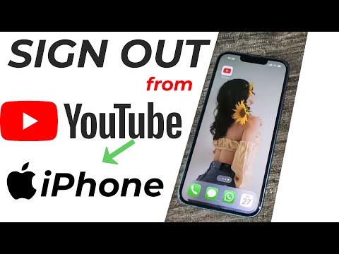 how to sign out from YouTube on iPhone iPad - remove account from YouTube app