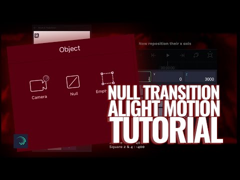 SIMPLE NULL TRANSITION - ALIGHT MOTION TUTORIAL - FRAME TO FRAME