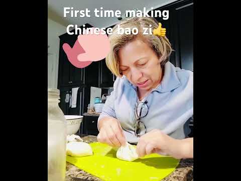 Good Job：我的朋友第一次做中国包子😄👍#vlog #shorts