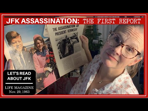 Zapruder’s Images of JFK: THE First LIFE Magazine post-assassination- 11/29/63- #Jackie #Kennedys