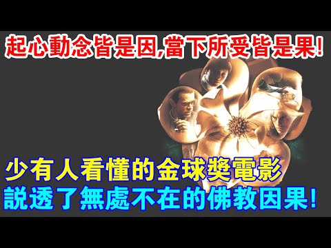 起心動念皆是因，當下所受皆是果！萬萬沒想到，一部少有人看懂的金球獎電影，說透了無所不在的佛教因果！