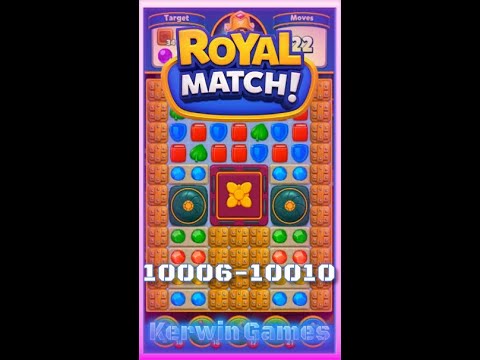 Royal Match Level 10006 10007 10008 10009 10010 - No Boosters Gameplay