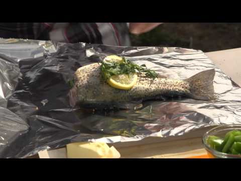 Steamed Trout on the Grill - Recipe