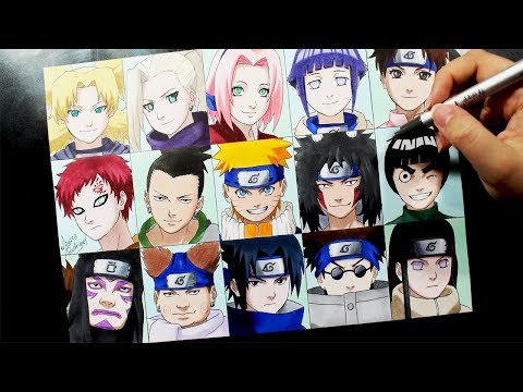 Speed Drawing -  NARUTO TEAMS #NARUTUBRO