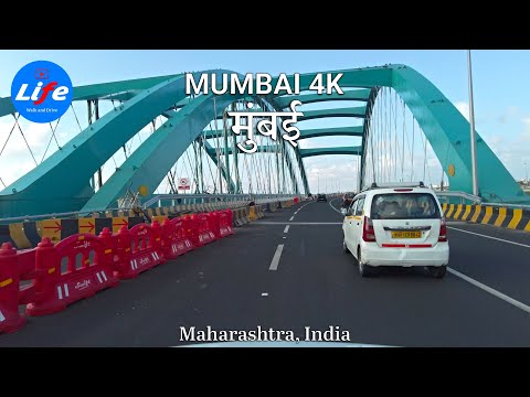 Mumbai Coastal Road - Scenic Evening Drive | Marine Drive to Bandra 4K HDR