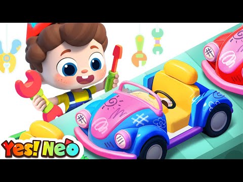 Cars Challenge Song | Super Rescue Song | Learn Colors | Nursery Rhymes & Kids Songs | Yes! Neo