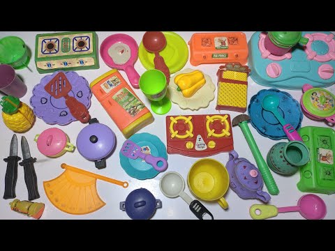 Hello Kitty Satisfying with Unboxing Plastic Full Kitchen Set | Cooking Toy Video | Review ASMR