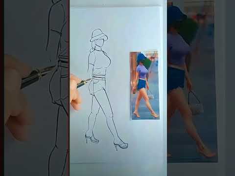 Sexy woman back sketch effect #sketch #sexy woman #back