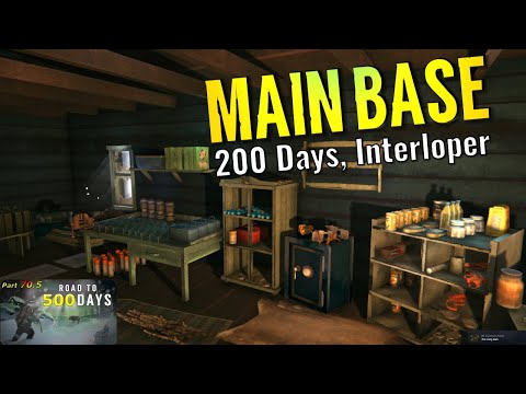 What a base looks like after 200 days survived on interloper (The Long Dark)