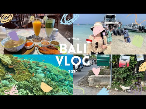 【🇮🇩Bali】現地滞在費5万円！4泊6日のバリ旅行🌴｜お土産🧵｜グルメ🍩｜日帰りレンボンガン島シュノーケリング🐠｜スーパー🛒