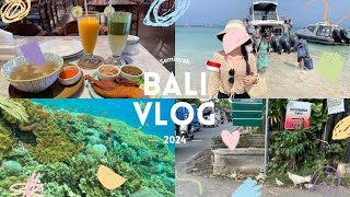 【🇮🇩Bali】現地滞在費5万円！4泊6日のバリ旅行🌴｜お土産🧵｜グルメ🍩｜日帰りレンボンガン島シュノーケリング🐠｜スーパー🛒