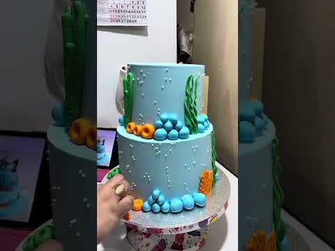 Under the sea theme Cake #mielssweettreats