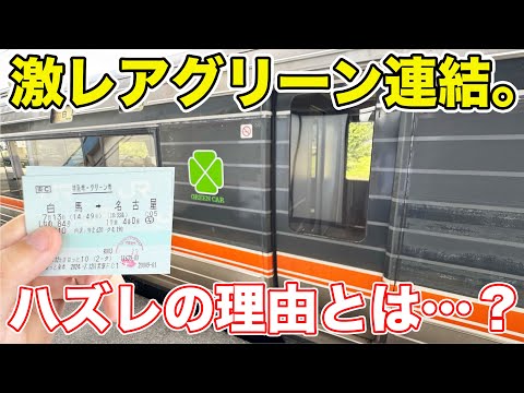 【白馬→名古屋】臨時特急しなの84号に乗ってきた。