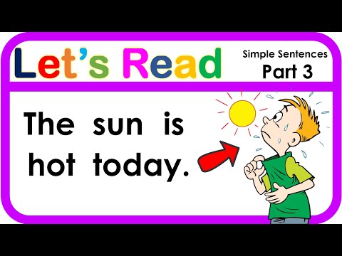 READING LESSON Simple Sentences Part 3 ll Teacher Ana Online Learning