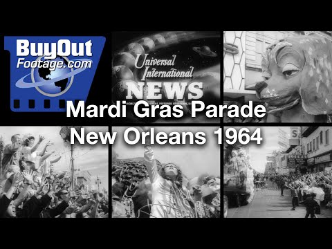 New Orleans Mardi Gras Parade 1964