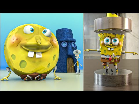 SpongeBob Dies over and over again 🎉 [24 Death animations] 🎉 NOT FOR KIDS!!!