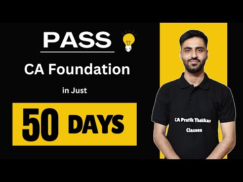 PASS CA Foundation in 50 DAYS