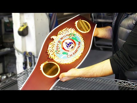 How It's Made: Boxing Championship Belts