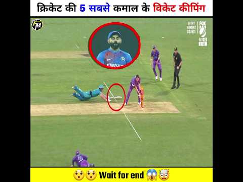 Top 5 Best Wicket Keeper Catch in Cricket 😱 | #cricket #catch #wicketkeeper #shorts