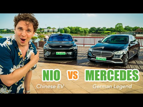 NIO ET7 vs Mercedes-Benz E 350eL // Chinese EV Takes On German Legend