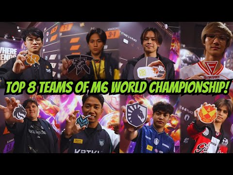 M6 Top 8 Teams Are Ready For The Playoffs! Who Will Win The M6 World Championship?!