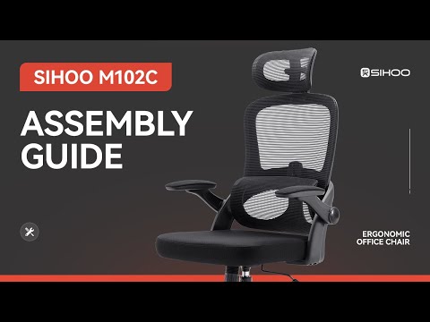 Sihoo M102C Ergonomic Office Chair Assembly Guide