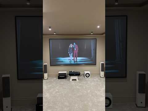 Short Throw Home Cinema Installation with 9.1 setup. 120” INCH Screen + Dali Speakers. #hisense #tv