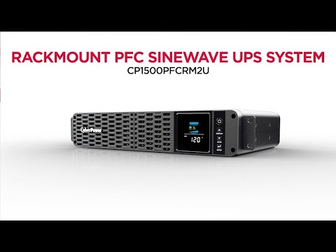 CRN Webinar Powering Profitability CP1500PFCRM2U | CyberPower Video