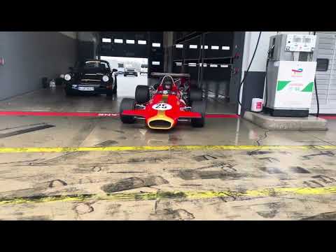 Brabham Formula2 leaving the box at Nürburgring GP Track