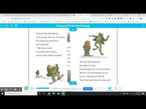 Unit 6.1 "Frog and Toad Are Friends" Part 2 "The Lost Button" and "Swim"