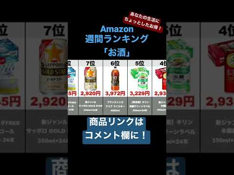 【お酒】Amazon売れ筋週間ランキングトップ10（2021年1月22日～1月28日）#amazon#ランキング#商品紹介