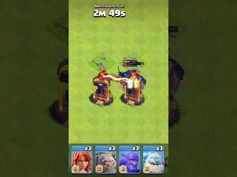 Max P.E.K.K.A vs Max inferno tower M #clashofclans #coc #reels #games #gaming #supercell #shorts