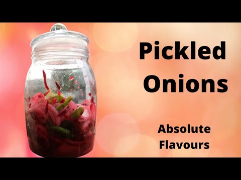 Pickled Onion | QUICK PICKLED RED ONIONS  | Vinegar Onion Recipe