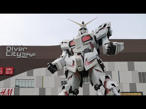 Visited Gundam Base Tokyo 1/1 life sized Unicorn Gundam Transformation