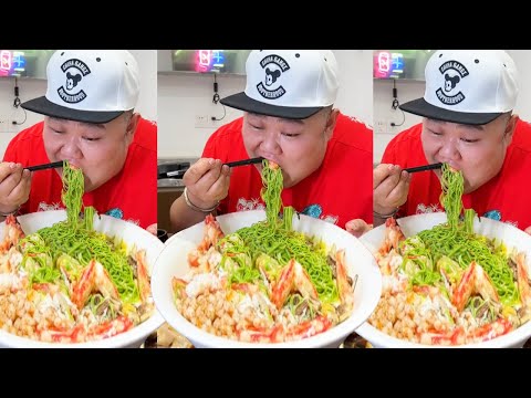 [Big Stomach King Challenge] Challenge to eat a bowl of king crab noodles worth 3 3000 yuan! The pl