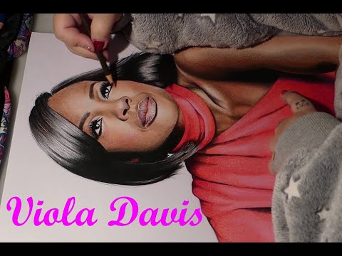 Viola Davis ♥ Actress ♥ Speed Drawing ♥ Time lapse