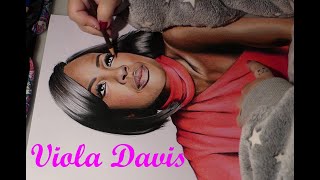 Viola Davis ♥ Actress ♥ Speed Drawing ♥ Time lapse